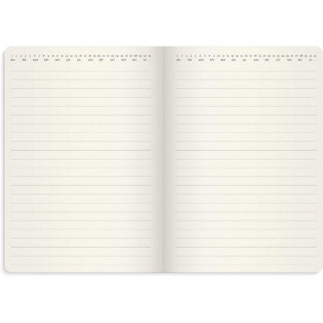 Almanacka Burde 5965 Agency Forma DeLuxe 2027 Brun