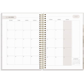 Almanacka Burde 1229 Life Organizer 2027 A5