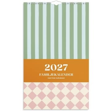 Almanacka Burde 1766 Familjekalender Color Blocking 2027