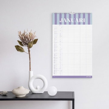 Almanacka Burde 1766 Familjekalender Color Blocking 2027