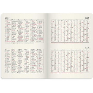 Almanacka Burde 5967 Senator Forma Deluxe Mocka 2027 Brun