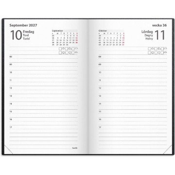 Almanacka Burde 1128 Lilla Agendan Konstläder Inbunden 2027