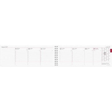 Almanacka Burde 1351 Stor Plankalender Spiral 2027