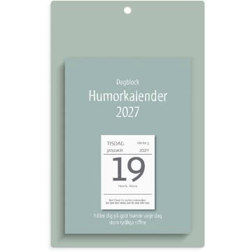 Almanacka Burde 1310 Väggplån med dagblock Humor 2027