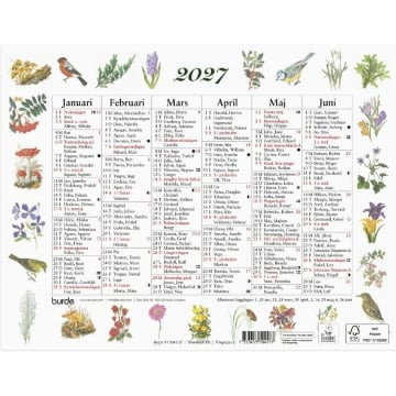 Almanacka Burde 5045 Lilla Naturalmanackan 2027