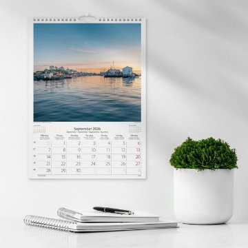 Väggkalender Burde 1725 Beautiful Sweden 2027