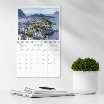 Väggkalender Burde 1727 Scandinavia 2027