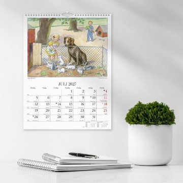 Väggkalender Burde 1748 Elsa Beskow 2027