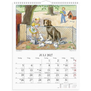 Väggkalender Burde 1748 Elsa Beskow 2027