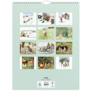 Väggkalender Burde 1748 Elsa Beskow 2027