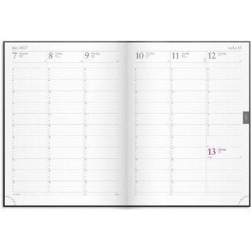 Almanacka Burde 1016 Veckojournal Refill 2027