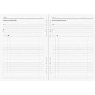 Systemkalender Burde 4878 Business Skinn Exklusiv 2027