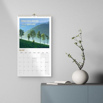 Väggkalender Burde 1736 Dream & Do 2027