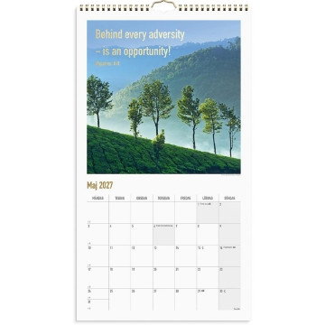Väggkalender Burde 1736 Dream & Do 2027