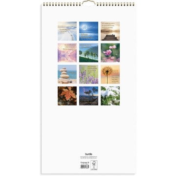 Väggkalender Burde 1736 Dream & Do 2027
