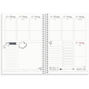 Almanacka Burde 1048 Doodle 26-27 A5