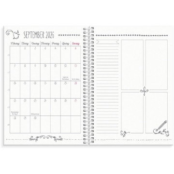 Almanacka Burde 1048 Doodle 26-27 A5