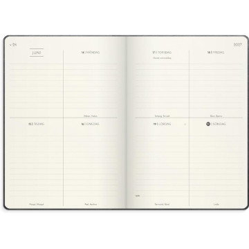 Almanacka Burde 5964 Weekly Deluxe 2027