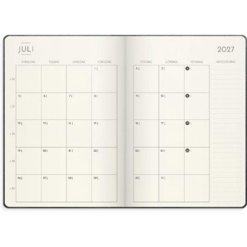 Almanacka Burde 5964 Weekly Deluxe 2027
