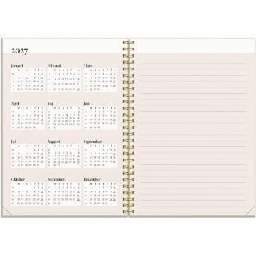 Almanacka Burde 1244 Life Planner Inspiration 2027 A5