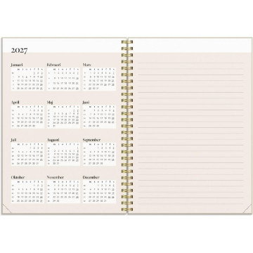 Almanacka Burde 1244 Life Planner Inspiration 2027 A5