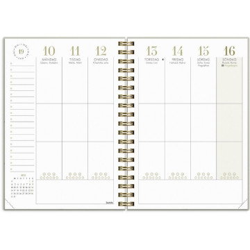 Almanacka Burde 1065 Life Planner Essentials 2027 A6
