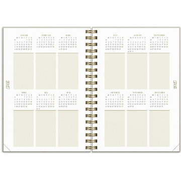 Almanacka Burde 1065 Life Planner Essentials 2027 A6