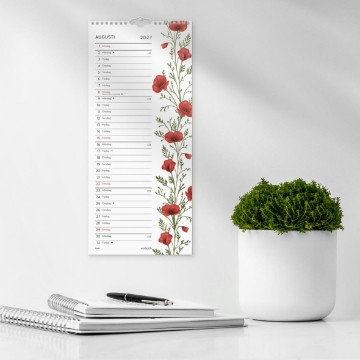 Väggkalender Burde 1779 Lilla Blomsterkalendern 2027