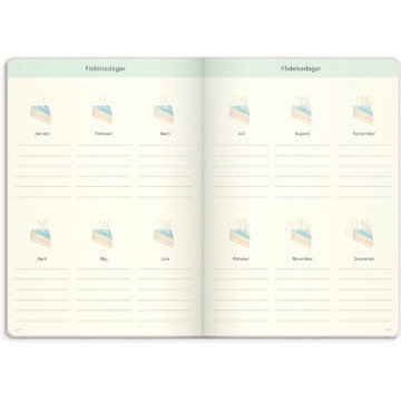 Almanacka Burde 7608 ream & Do Beige