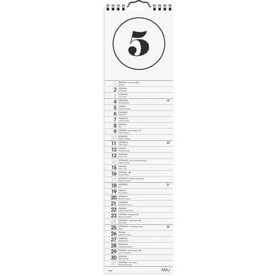 Väggkalender Simple 2026
