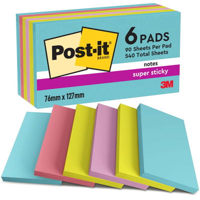 Notes POST-IT SS Cosmic 76x127mm 6/fp
