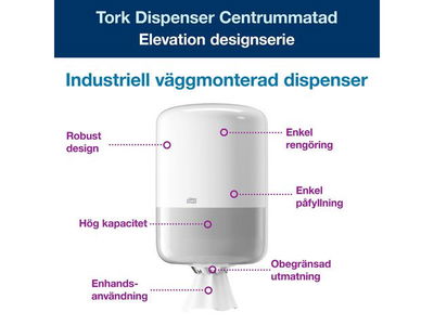 Dispenser TORK M2 Torkrulle vit