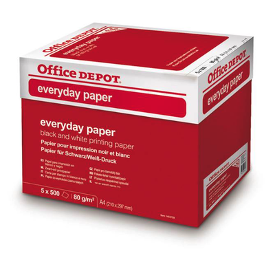Kopieringspapper Everyday 80g Hålat A4, 2500/krt Kopieringspapper Everyday 80g Hålat A4, 2500/krt