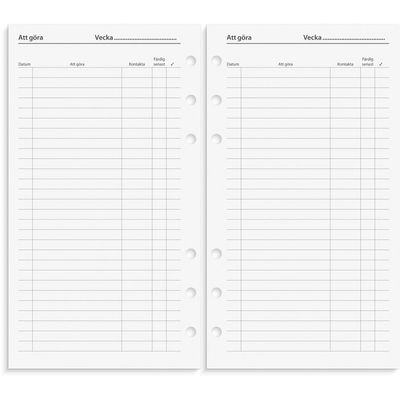 Regent Systemkalender 2026 skinn brun
