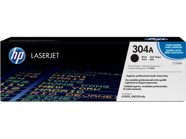Toner HP CC530A 304A 3,5K svart Toner HP CC530A 304A 3,5K svart