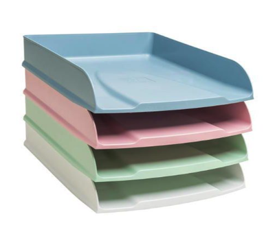 Brevkorg Autentik sort pastell 4/fp