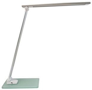 Bordslampa UNILUX Popy Led silver/vit
