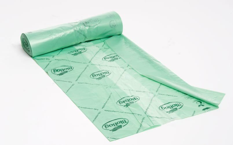 Avfallssäck Biobag Kompost 190/240L 17my, 12 st/rl