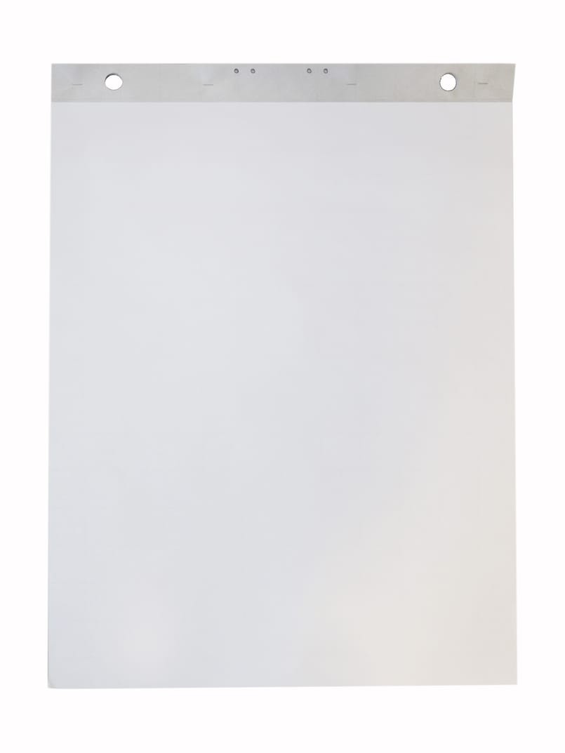 Blädderblock 50 blad olinjerat 80g 60x85cm, 5/fp