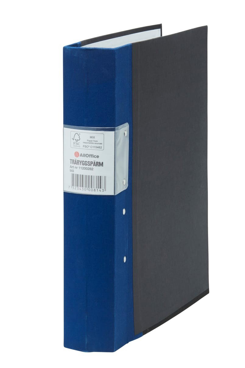 Träryggspärm A4 Premium FSC 60mm Blå