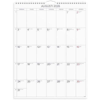 Väggkalender Stora Månadskalendern 2026