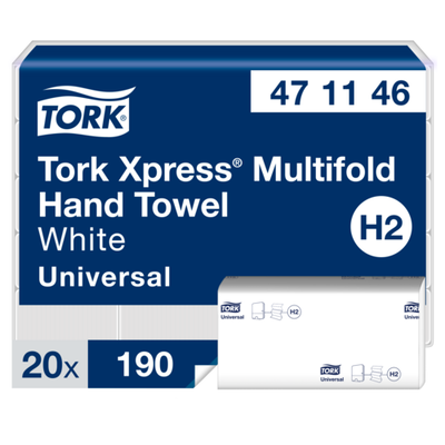 Handduk TORK Uni H2 Xpress 3800/fp