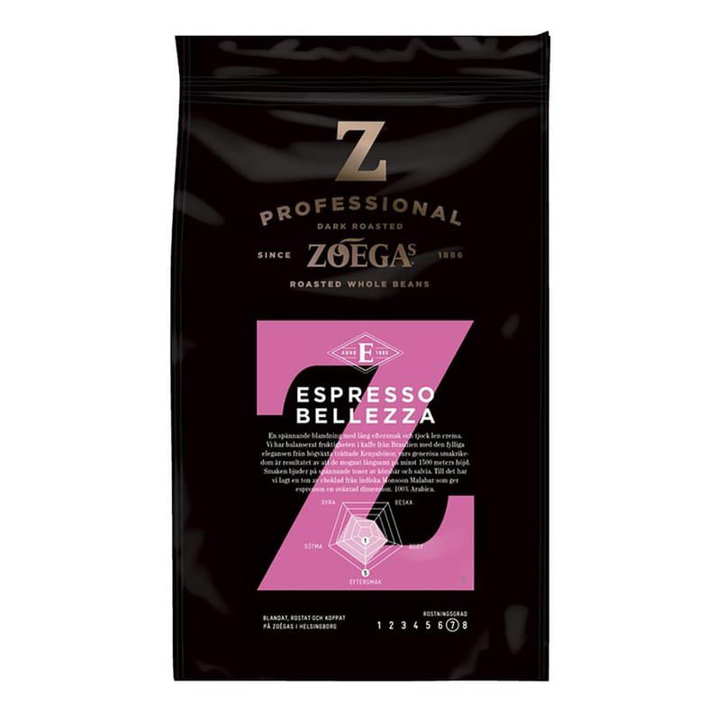 Kaffe Zoégas Belezza Espresso Hela Bönor 500g
