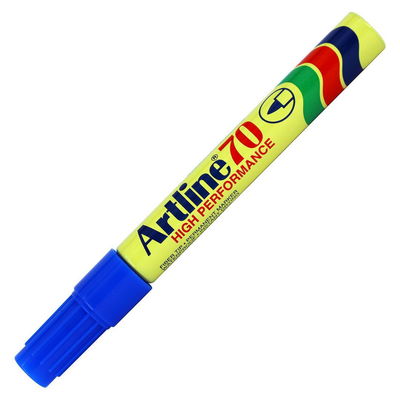 Märkpenna ARTLINE 70 perm. 1,5mm blå, 12/fp