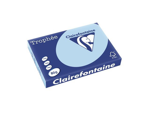 Kopieringspapper TROPHEÉ A3 80g oh ljusblå 500/fp