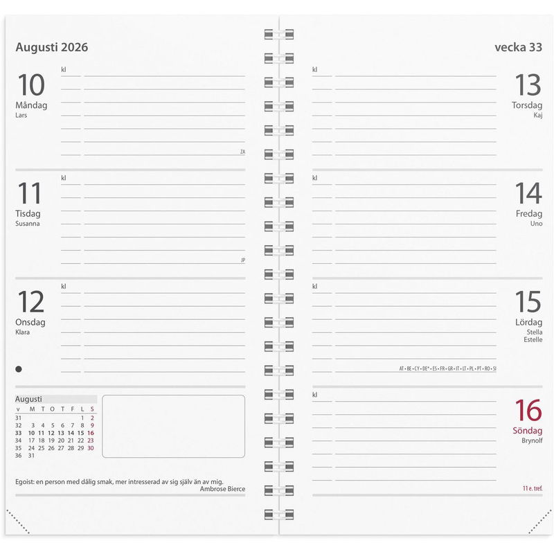 Kalender Master refill 2026