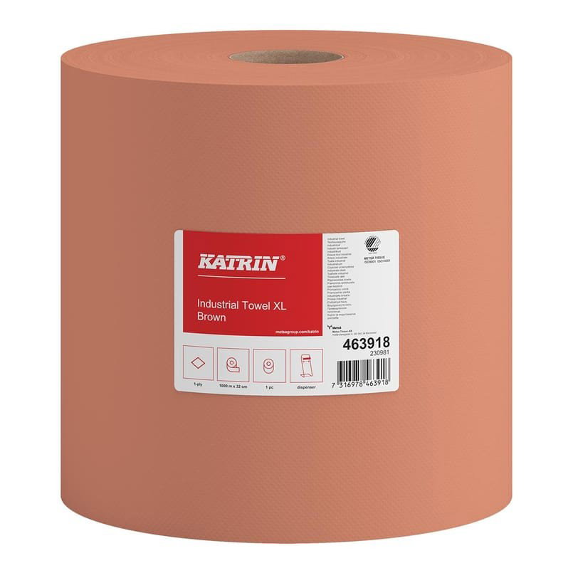 Industrirulle Katrin XL 1-lg Brun 320mmx1000m