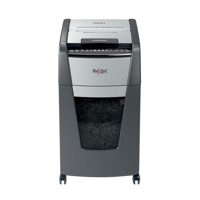Dokumentförstörare Rexel Optimum AutoFeed+ 300M P5