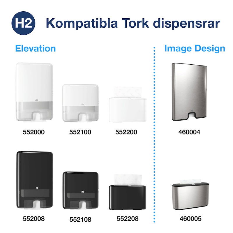 Pappershandduk TORK Universal H2 Xpress 1-lag, 4830/fp