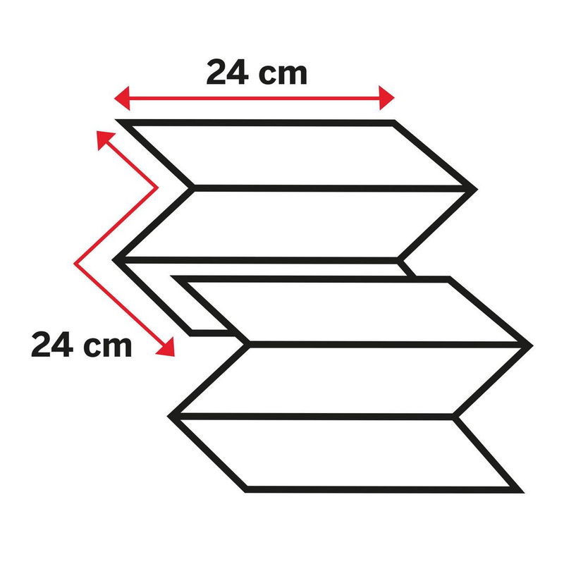 Pappershandduk Katrin Z-Vikt M Plus 2-lg 240x240mm, 2400/fp